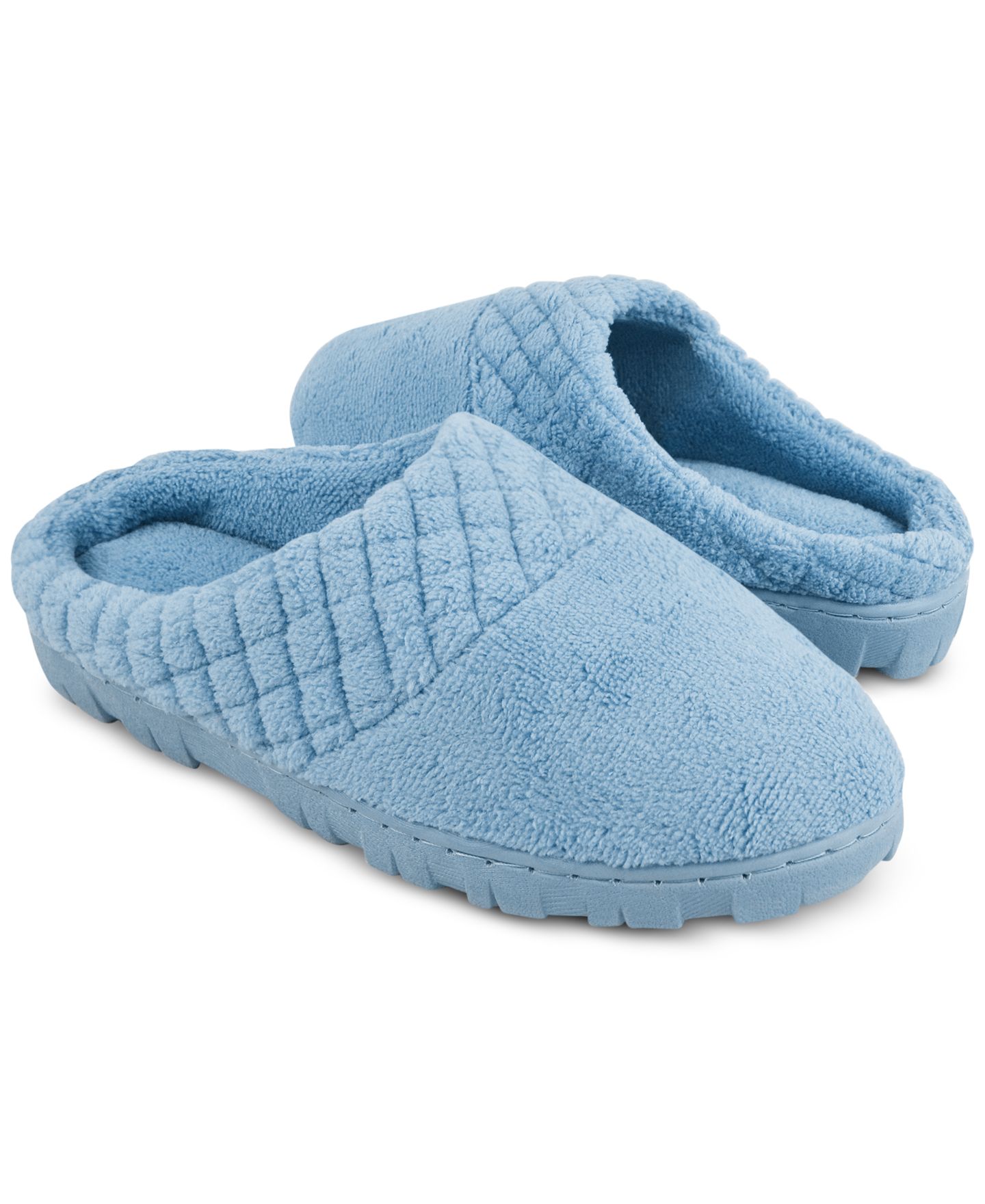 Женские сабо MUK LUKS Quilted Clog Slippers, цвет: Синий — фото 14
