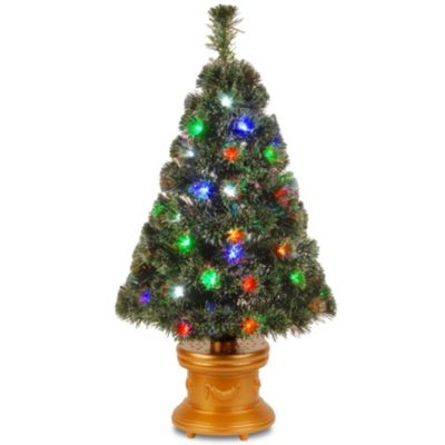 National Tree Company - National Tree 36" Fiber Optic Evergreen Fireworks