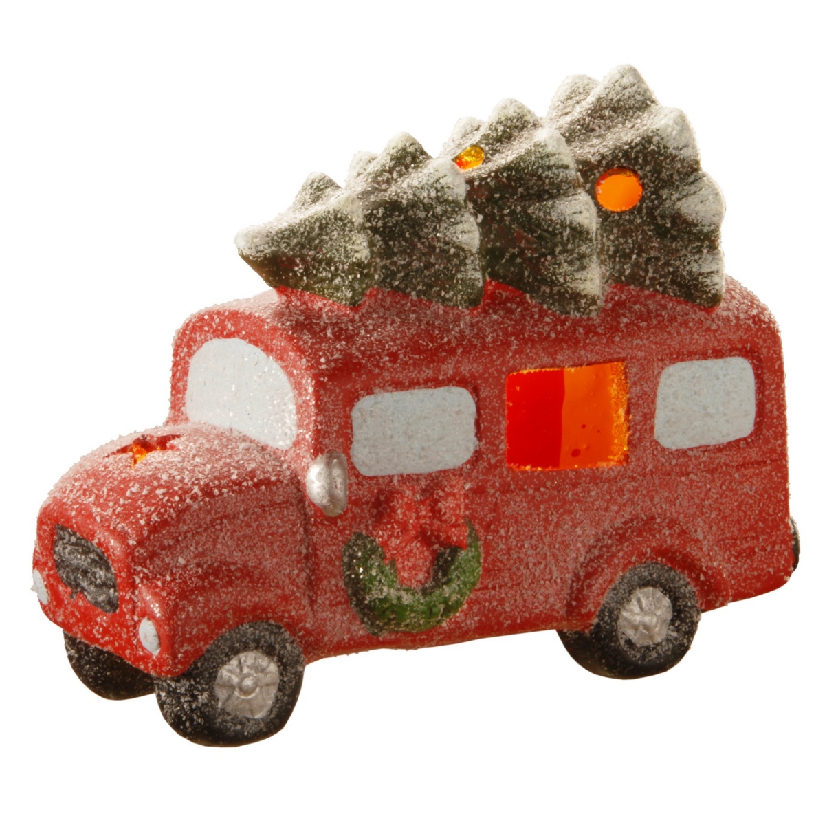 National Tree Company Terra Cotta Truck with Battery Operated Led Lights