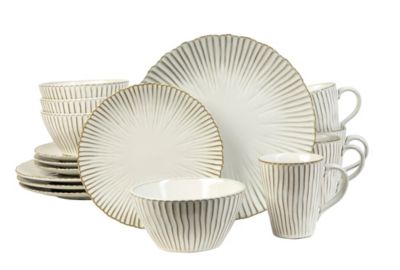 Sango - Portura White 16-Piece Dinnerware Set