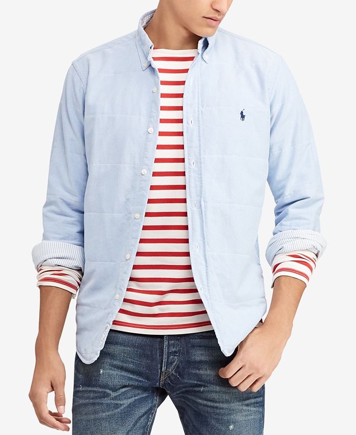 Ralph lauren cheap quilted shirt jacket