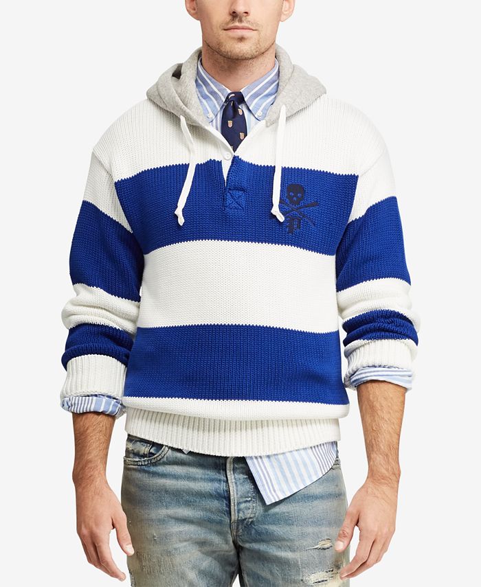 Polo Ralph Lauren Men's Hooded Rugby Sweater Macy's