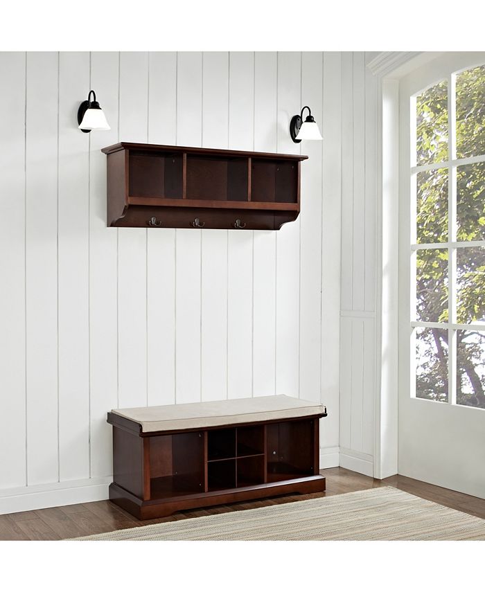 Crosley Brennan 2 Piece Entryway Bench And Shelf Set Macy's