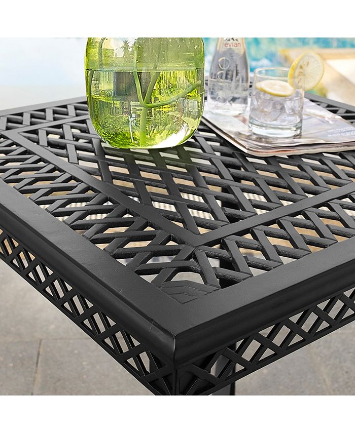 Crosley Cast Aluminum Bar Height Bistro Table & Reviews Furniture Macy's