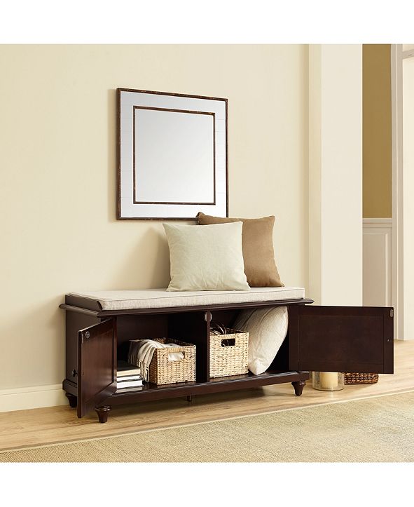 Crosley Palmetto Entryway Bench & Reviews Furniture Macy's