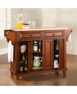 Crosley Cambridge Natural Wood Top Kitchen Island Macy S   10553892 Fpx.tif