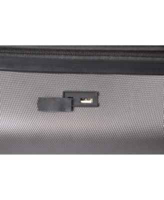 Intely 2-Pc. Hardside Luggage Set With USB Port