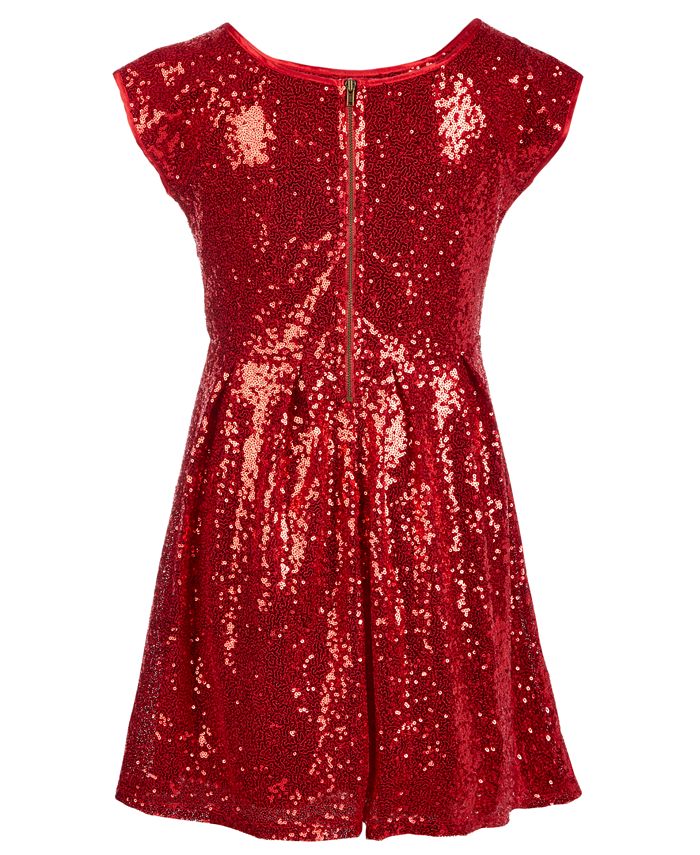 Epic Threads Big Girls Sequin Skater Dress, Created for Macy's - Macy's