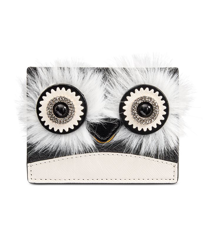 kate spade new york Dashing Beauty Penguin Saffiano Leather Card Holder &  Reviews - Handbags & Accessories - Macy's