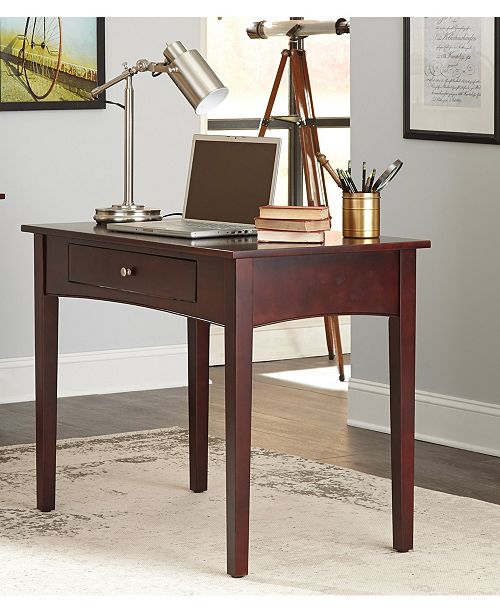 Bolton Furniture Shaker Cottage Writing Desk Espresso Reviews