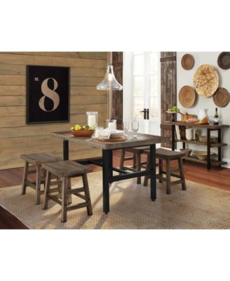 Pomona - Reclaimed Wood 20"H Barstool
