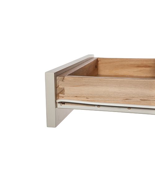 Alaterre Furniture Savannah 30 W 2 Drawer Console Table Ivory With Natural Wood Top Reviews Furniture Macy S