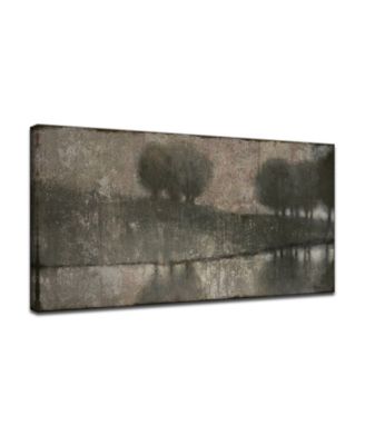 'Gray Banks' Abstract Canvas Wall Art, 30x60"