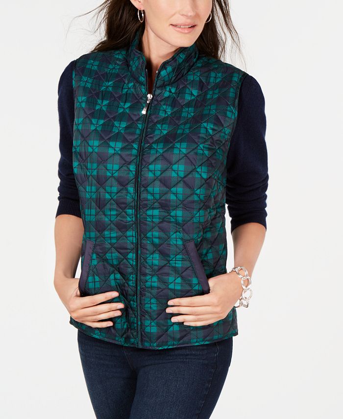 Karen scott puffer vest sale