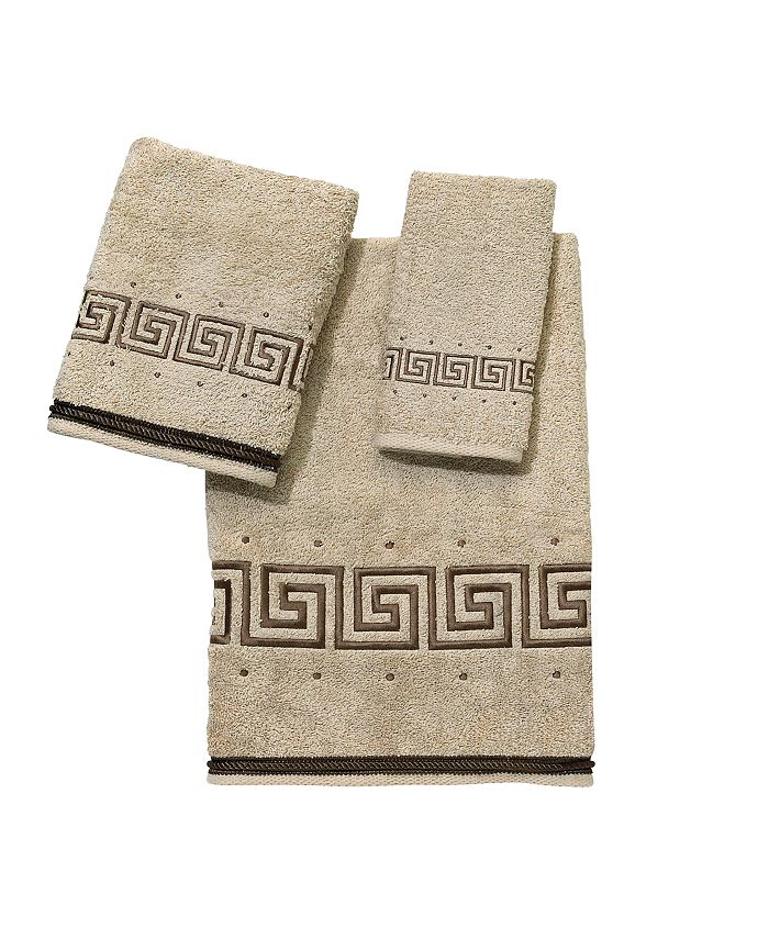 Avanti - Pre Athena Embroidered Greek Key Bath Towel