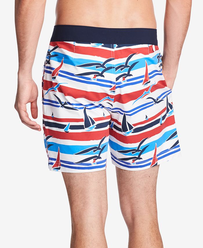 Tommy Hilfiger Mens Point Marina Board Shorts, Created for Macy's ...