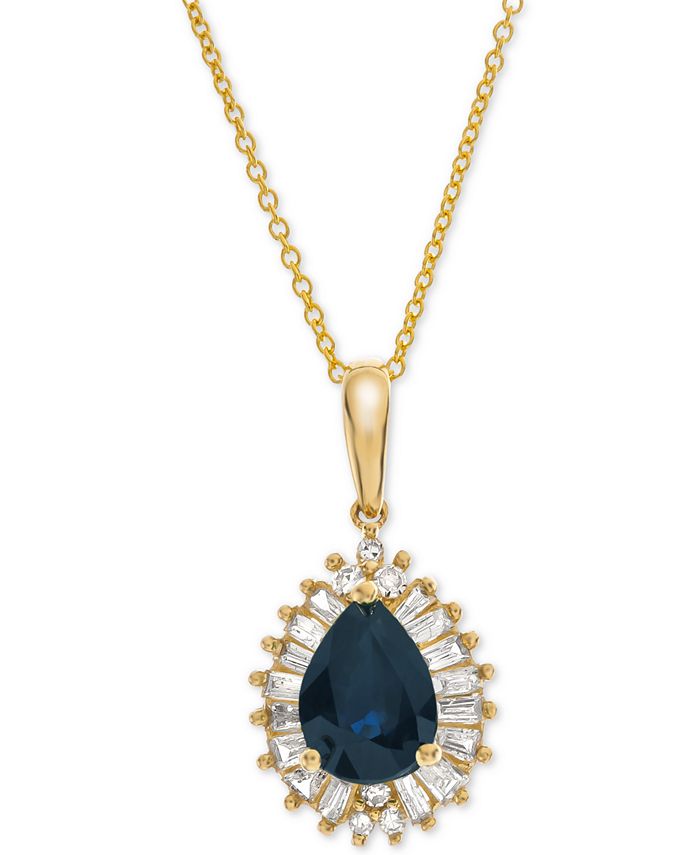 Emerald best sale necklace macys