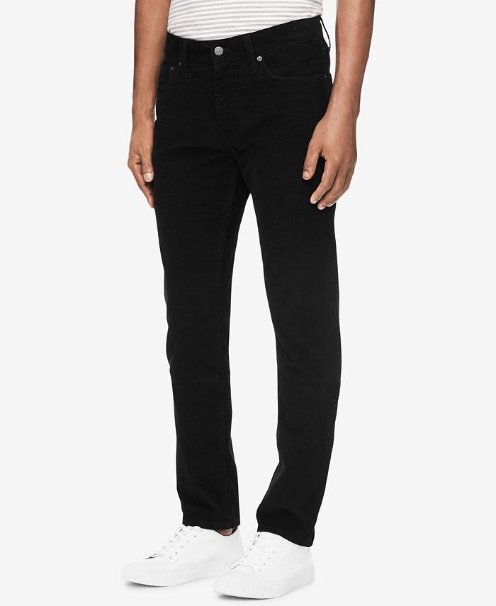 Calvin Klein Jeans Men's Slim-Fit Corduroy Pants & Reviews - Pants - Men -  Macy's