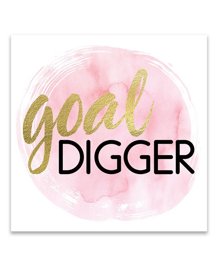 Artissimo Designs Goal Digger Embellished Canvas & Reviews - Home - Macy's