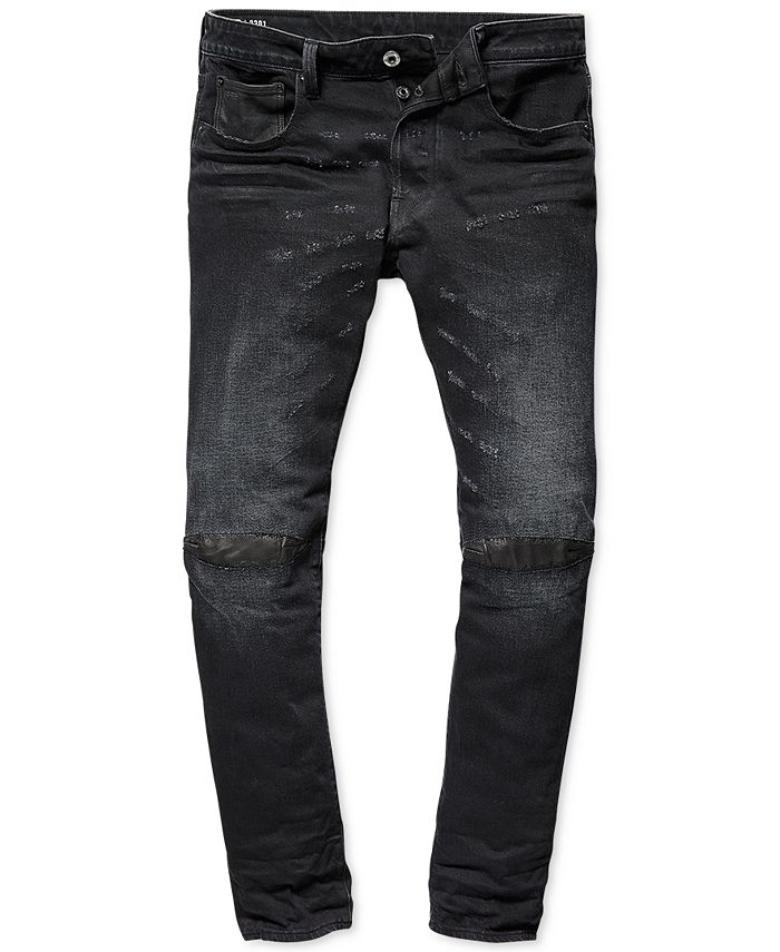 G-Star Raw Men's Slim-Fit Moto Jeans, Created for Macy's & Reviews ...