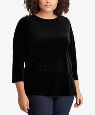 Lauren Ralph Lauren - Plus Size Velvet Tunic