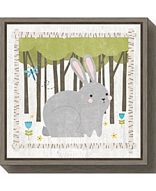Woodland Hideaway Bunny by Moira Hershey Canvas Framed Art