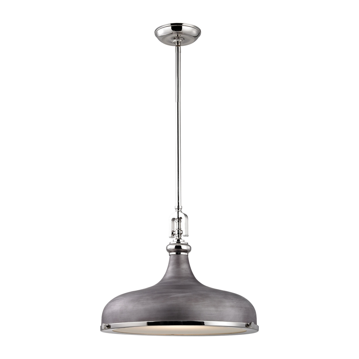 Dimond Home Elk Lighting Rutherford Pendant In Satin Nickel In Satin Nick