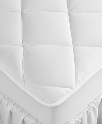 Hotel Collection 500 Thread Count Cotton Hypoallergenic Down Alternative Fill Extra Deep Mattress Pad, Queen - Queen