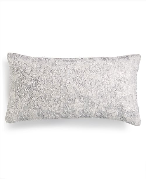 Hotel Collection Lithos Beaded 12 X 22 Decorative Pillow