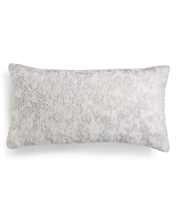 Hotel Collection Lithos Beaded Decorative Pillow, 12" x 22", Created