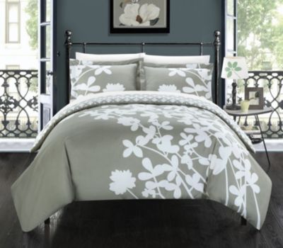 Perry Ellis Asian Lily Full Queen Duvet Cover Set Reviews