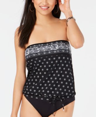 michael kors bandeau tankini