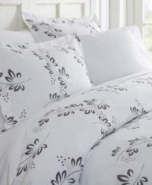 Tranquil Sleep Patterned Duvet Cover Set by The Home Collection Queen/Full Bedding