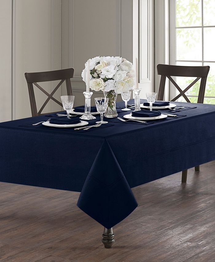 Waterford Corra Indigo 70" X 144" Tablecloth Macy's