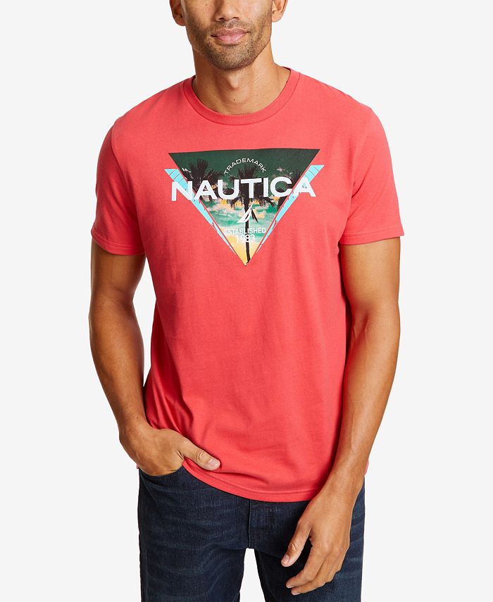 Nautica Men's Triangle Logo Graphic T-Shirt - Macy's