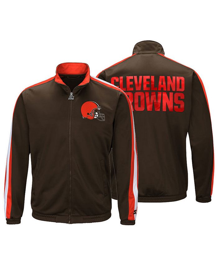 Cleveland browns track jacket clearance