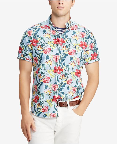 Polo Ralph Lauren Men S Classic Fit Hawaiian Shirt Reviews