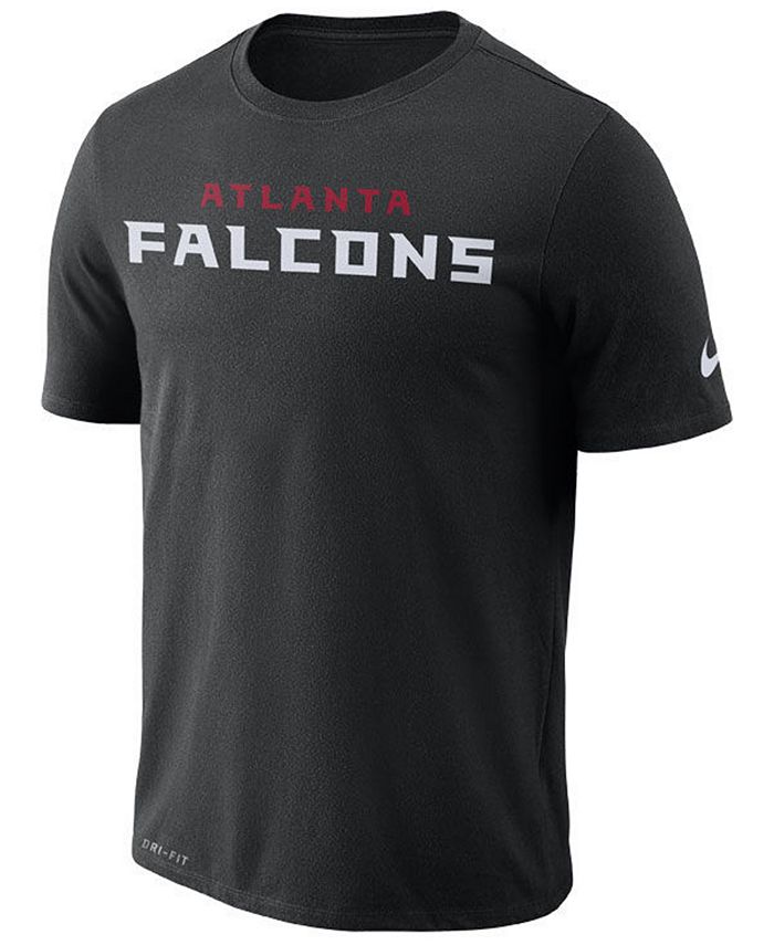 Nike Men's Atlanta Falcons Dri-FIT Cotton Essential Wordmark T-Shirt ...