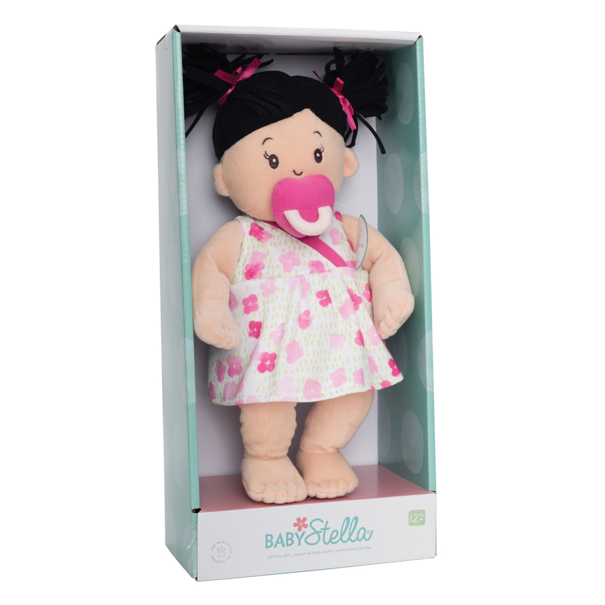 Shop Manhattan Toy Company Manhattan Toy Baby Stella Brunette Doll In Multi