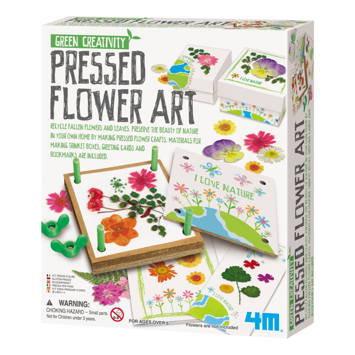 4m Green Creativity Pressed Flower Art Kit In Multi