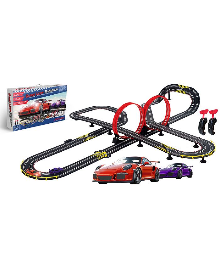 Artin super loop speedway slot car racing set clearance