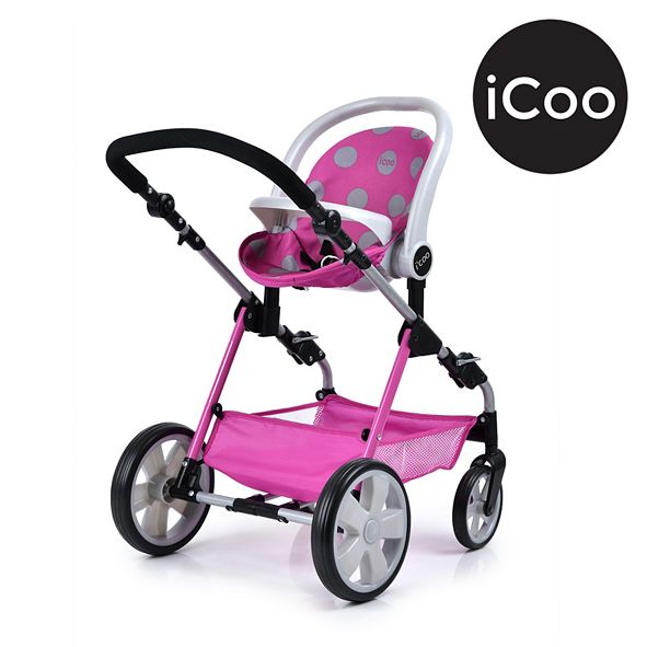 Icoo Grow With Me Doll Playset Stroller Bassinet And High ...