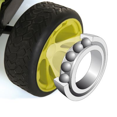 Ecomobil Foldable Hand Pull Wagon, Forest