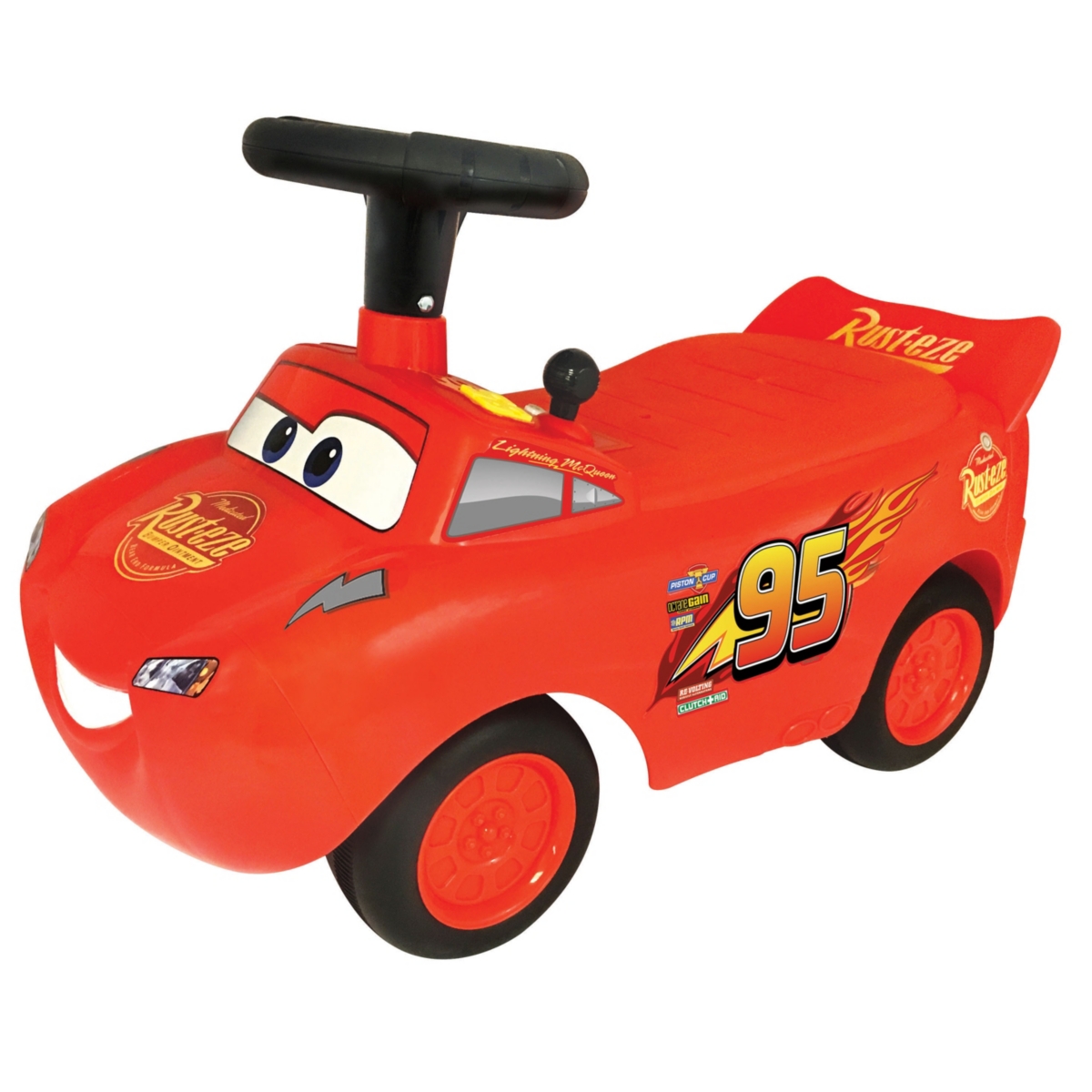 Kiddieland Disney Pixar Cars3 Lightning Mcqueen Light And Sound Racer Activity Ride On In Multi