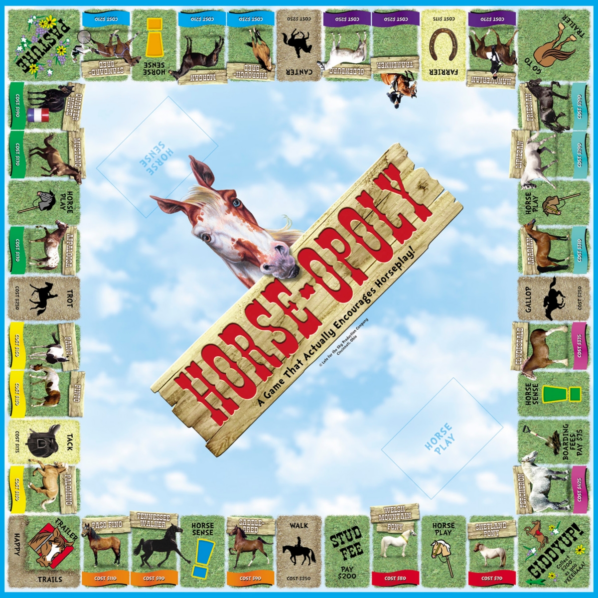 Late For The Sky Horse-opoly Game In Multi