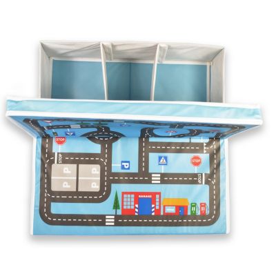 Pop It Up Garage With Road Playmat And Storage