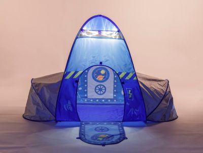 Pop It Up Rocket Play Tent With Lights
