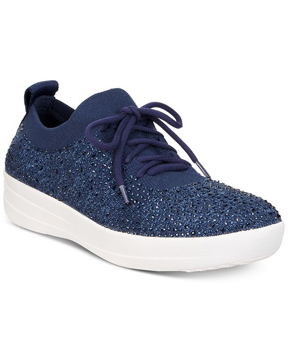 FitFlop F-Sporty Uberknit Crystal Sneakers & Reviews - Athletic Shoes ...