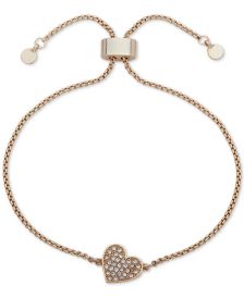 Pavé Heart Slider Bracelet, Created for Macy's 