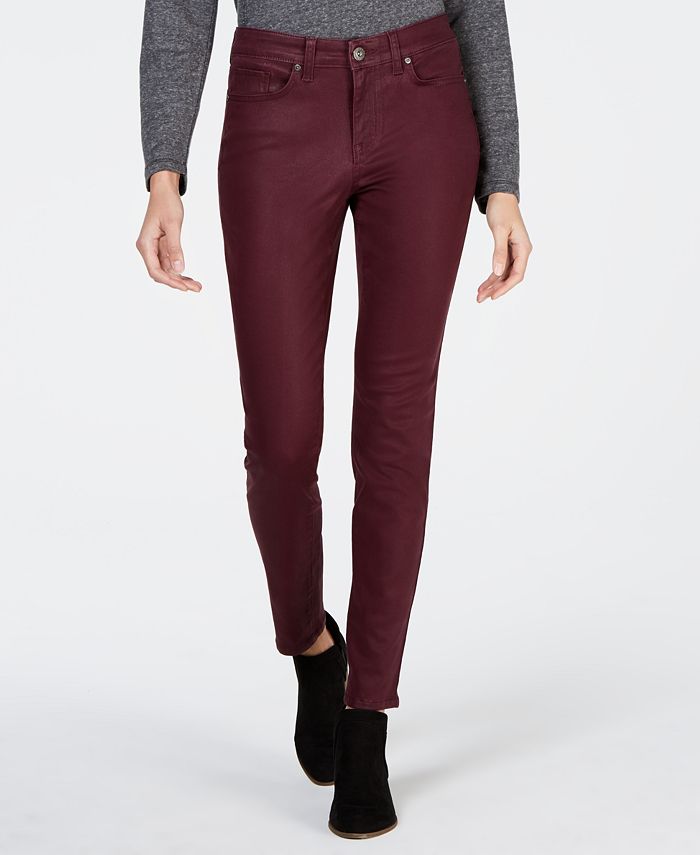 Style & Co Coated Ultra-Skinny Jeans, Created for Macy's - Macy's